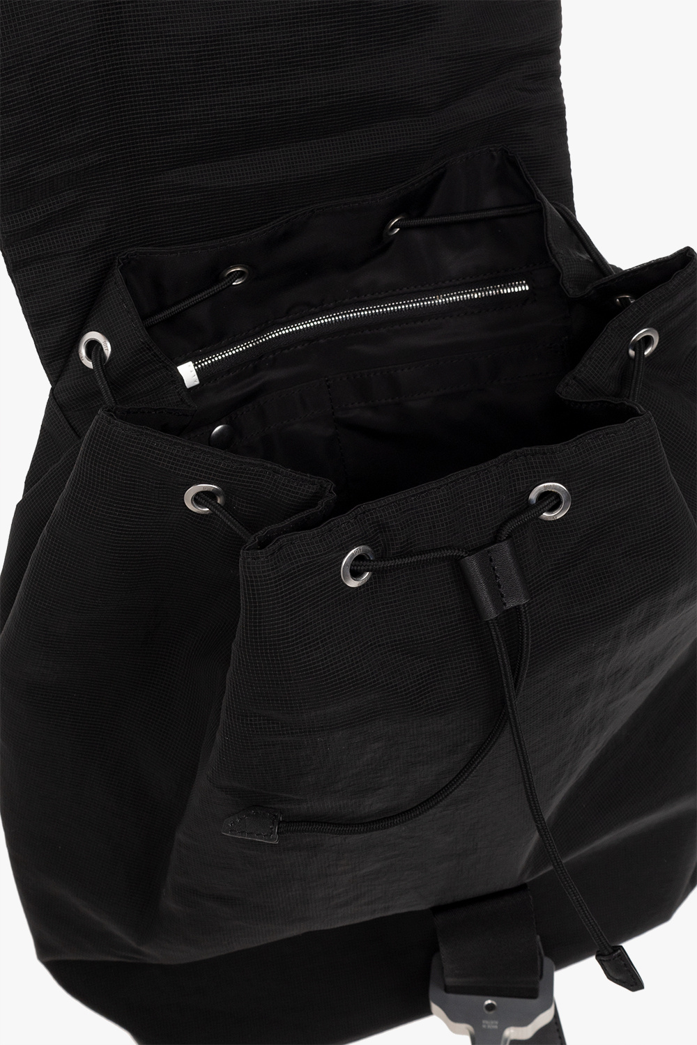 Black Backpack with Rollercoaster buckle 1017 ALYX 9SM Black Backpack with Rollercoaster buckle 1017 ALYX 9SM